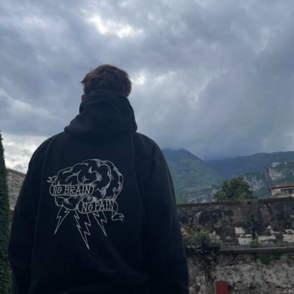No Brain No Pain /// Stitched Hoodie /// Limited Edition - Image 8