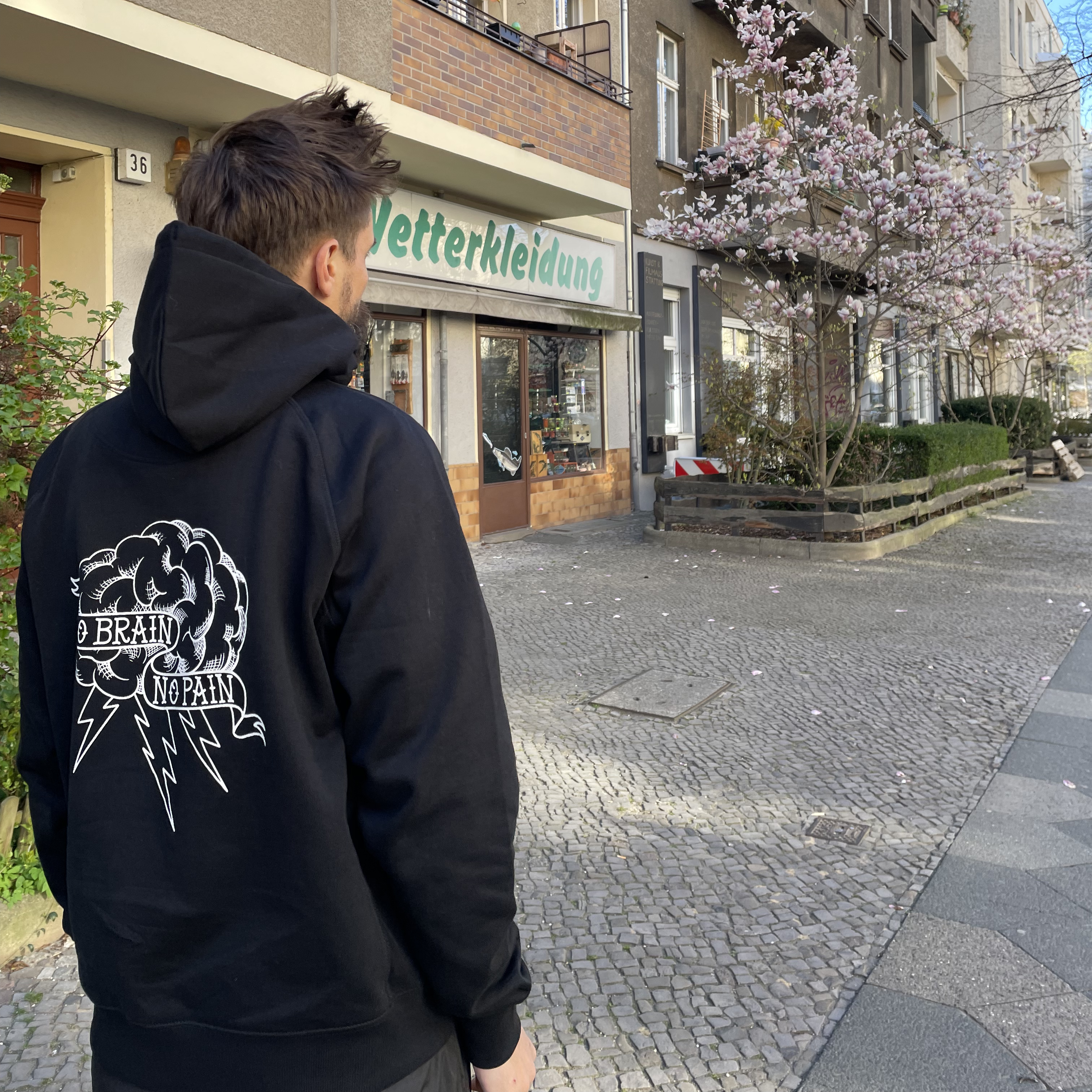 No Brain No Pain /// Stitched Hoodie /// Limited Edition