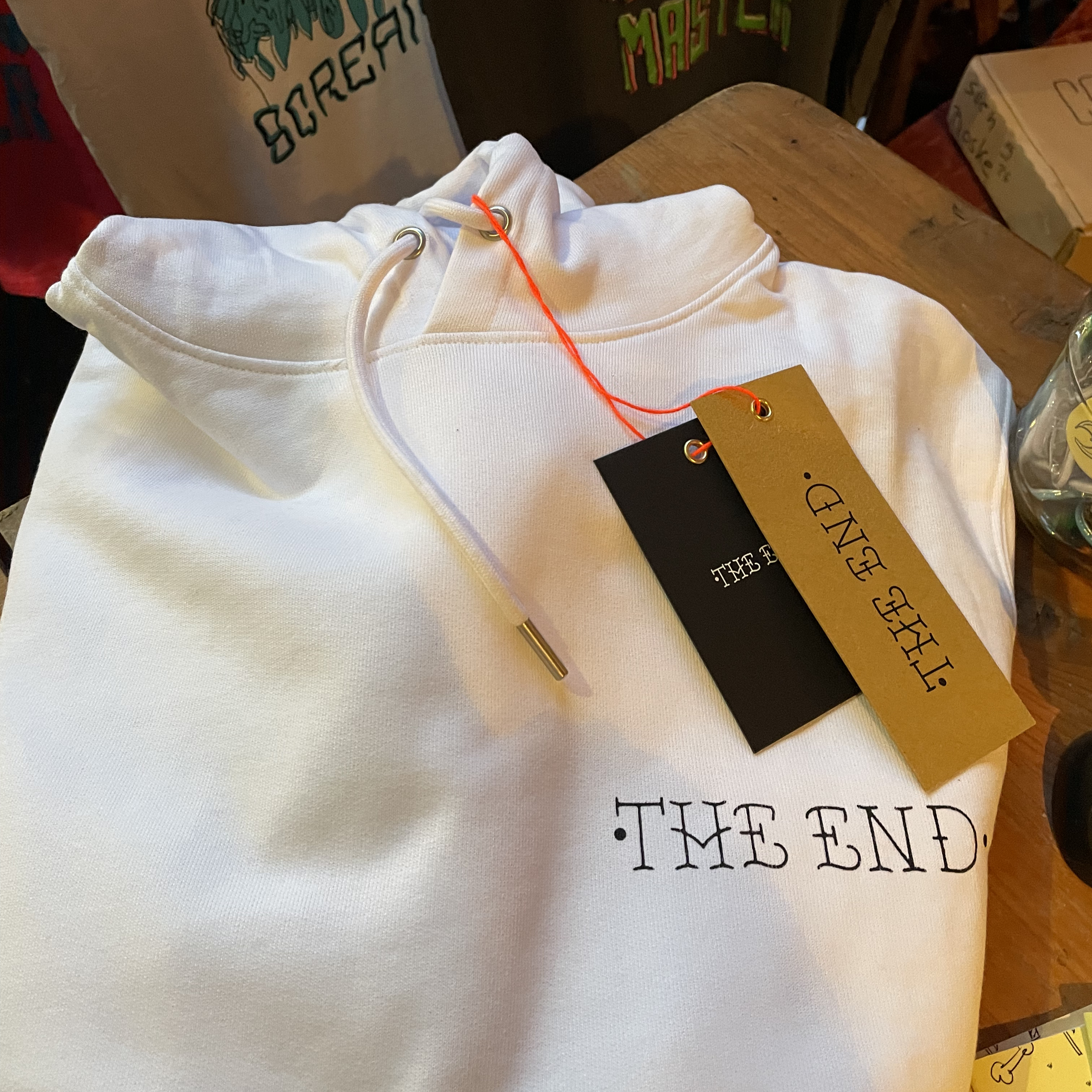 No Brain No Pain /// Hoodie /// White