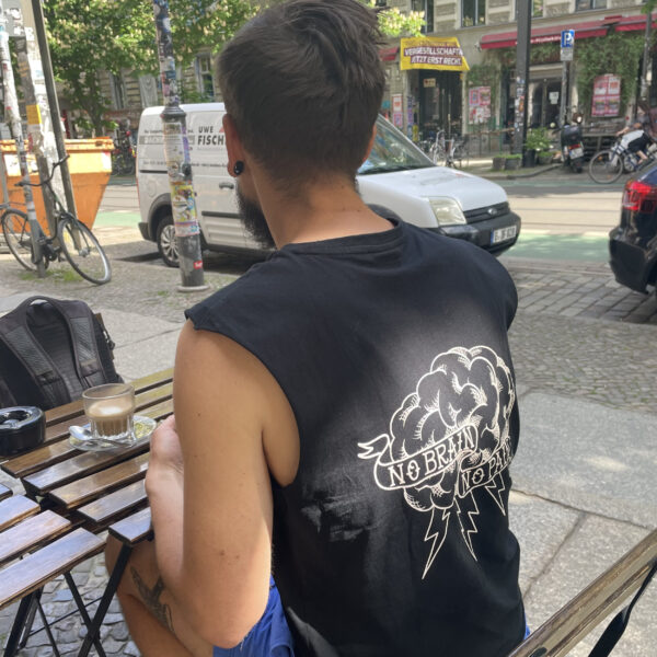 No Brain No Pain /// Sleeveless Shirt ///