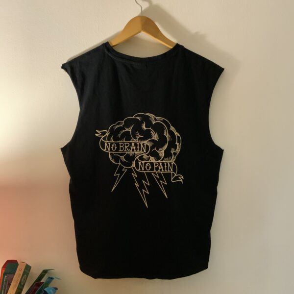 No Brain No Pain /// Sleeveless Shirt /// - Image 9
