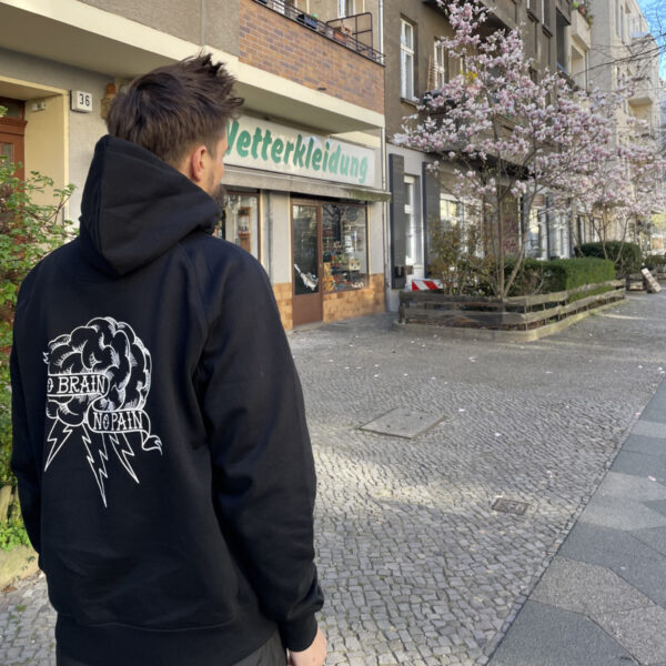 No Brain No Pain /// Stitched Hoodie /// Limited Edition