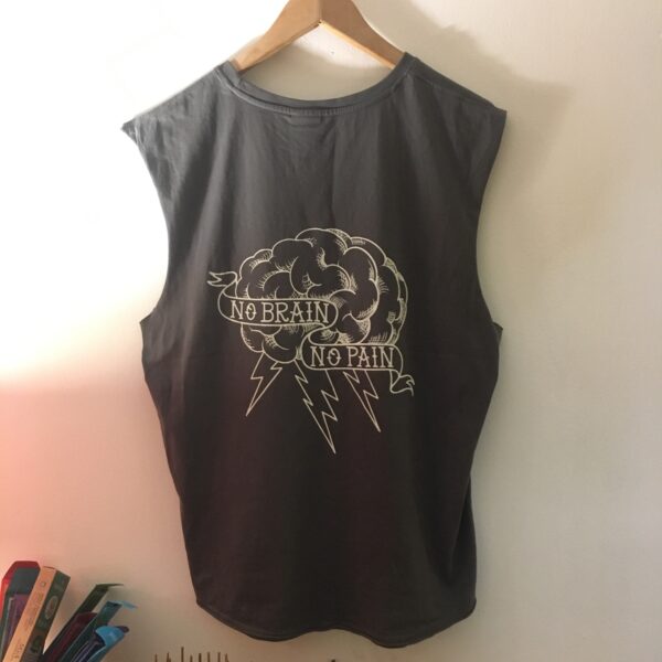 No Brain No Pain /// Sleeveless Shirt /// - Image 8