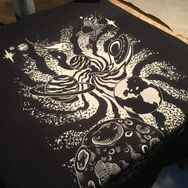 Universe /// Heavy Hoodie /// Black - Image 2